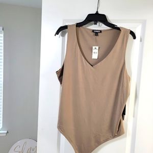 Express Body Contour Bodysuit Cocoa